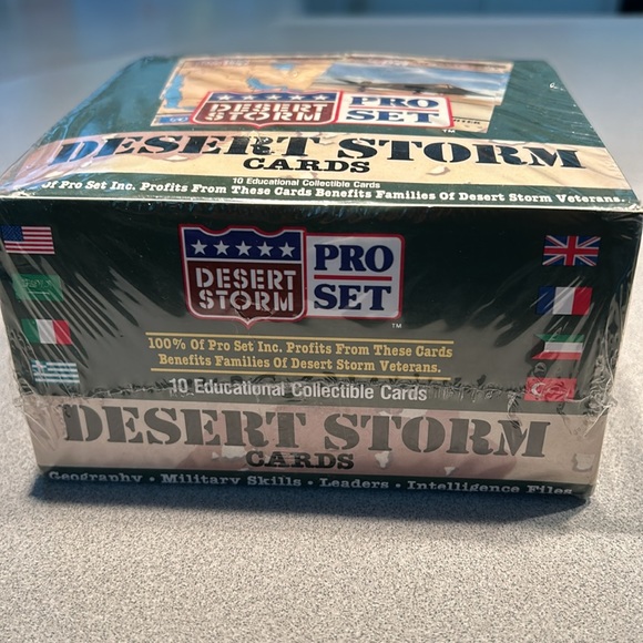 Two Sets of Sealed Desert Storm Pro Set and Topps Trading and Educational Cards - Picture 7 of 8